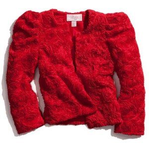 H&M The Garden Collection Red Rose Jacket